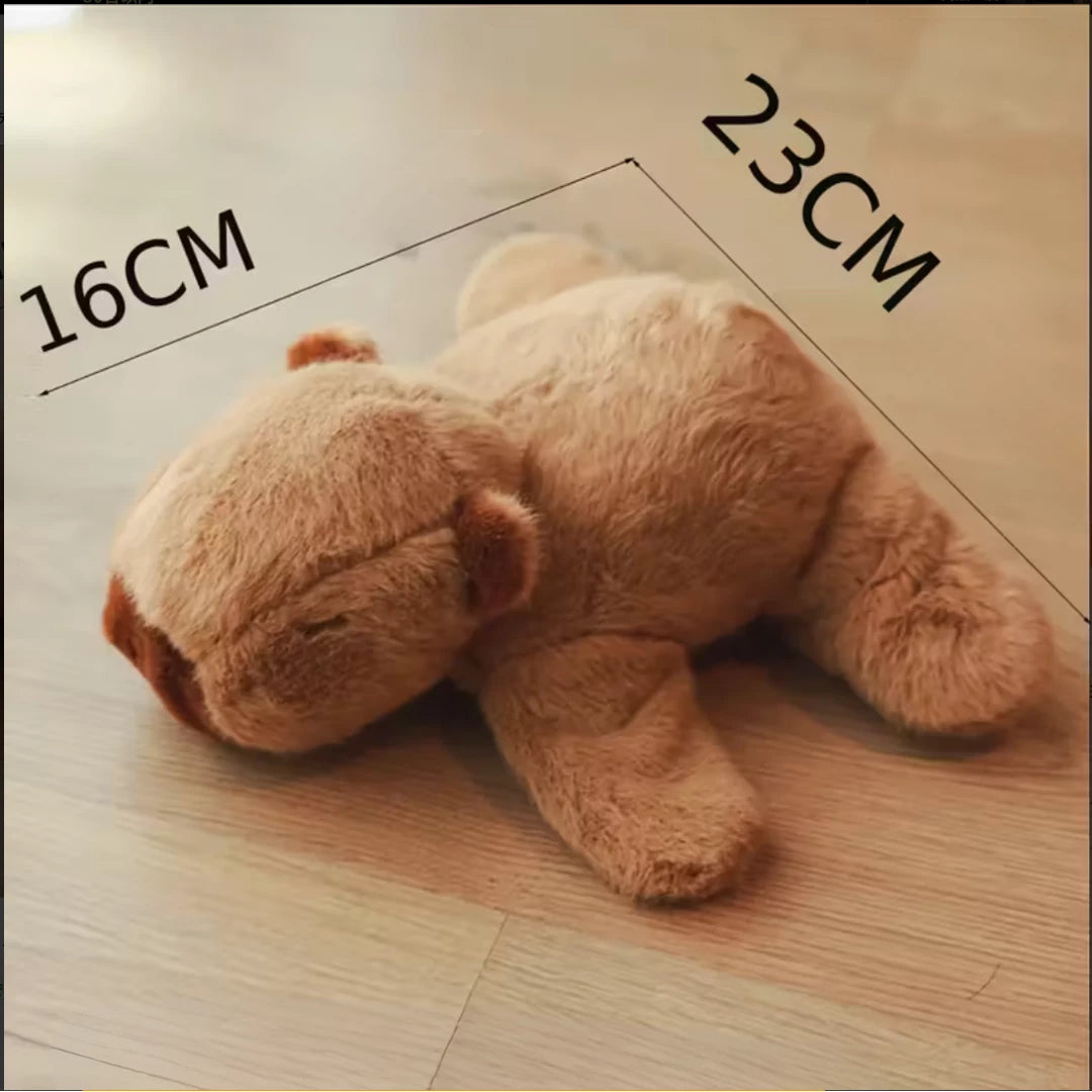 【本日終了!NO.1位 獲得】そばにいるだけで、ほっとする安心感。 CapyHug™ ぎゅっと抱きつくカピバラぬいぐるみリング