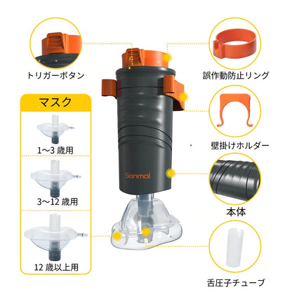 Sonmol｜家庭用・命を守る窒息対策器！窒息防止デバイス 携帯用 3サイズマスク付き（大人・子供対応）