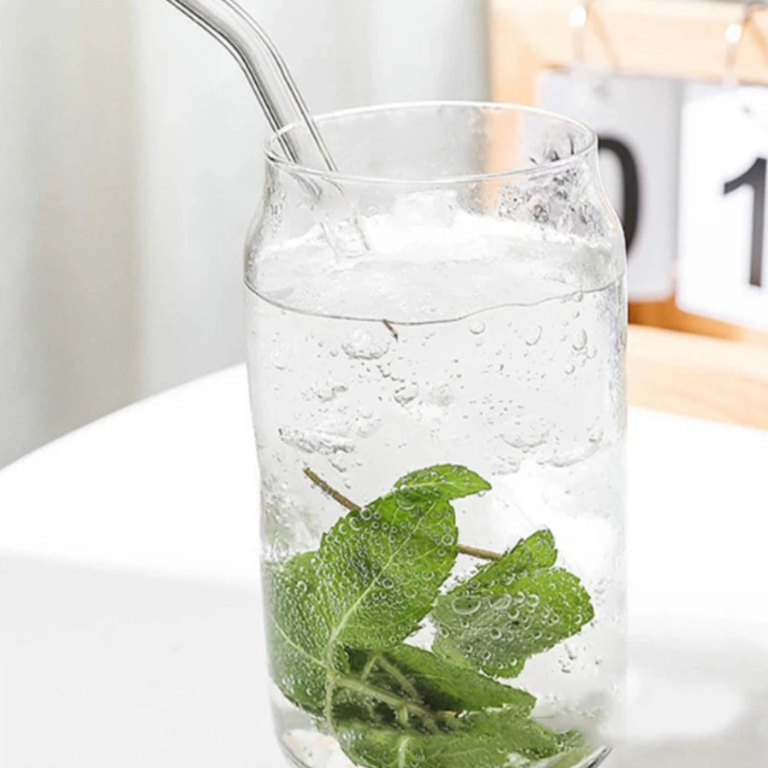 数量限定｜PureSip™ 竹フタ付きエコガラスカップ