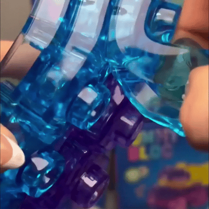 GummyBlock™（グミーブロック） ぷにぷに触感でつくって遊べる マグネットブロック＆電動トレインセット ＼ 今だけ30%OFF ／