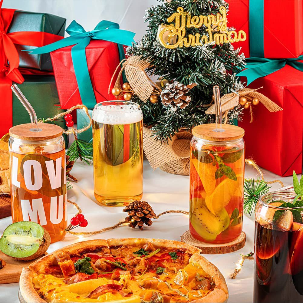 数量限定｜PureSip™ 竹フタ付きエコガラスカップ