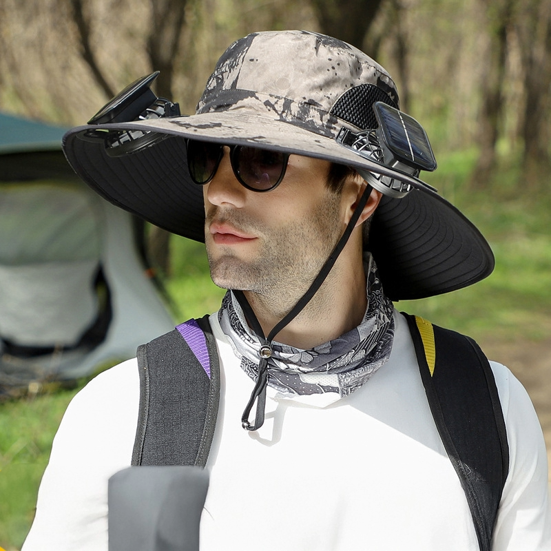 涼風ダブルファン帽™ - 猛暑でも涼しく快適！ダブルファン搭載・超軽量のひんやり日除け帽子