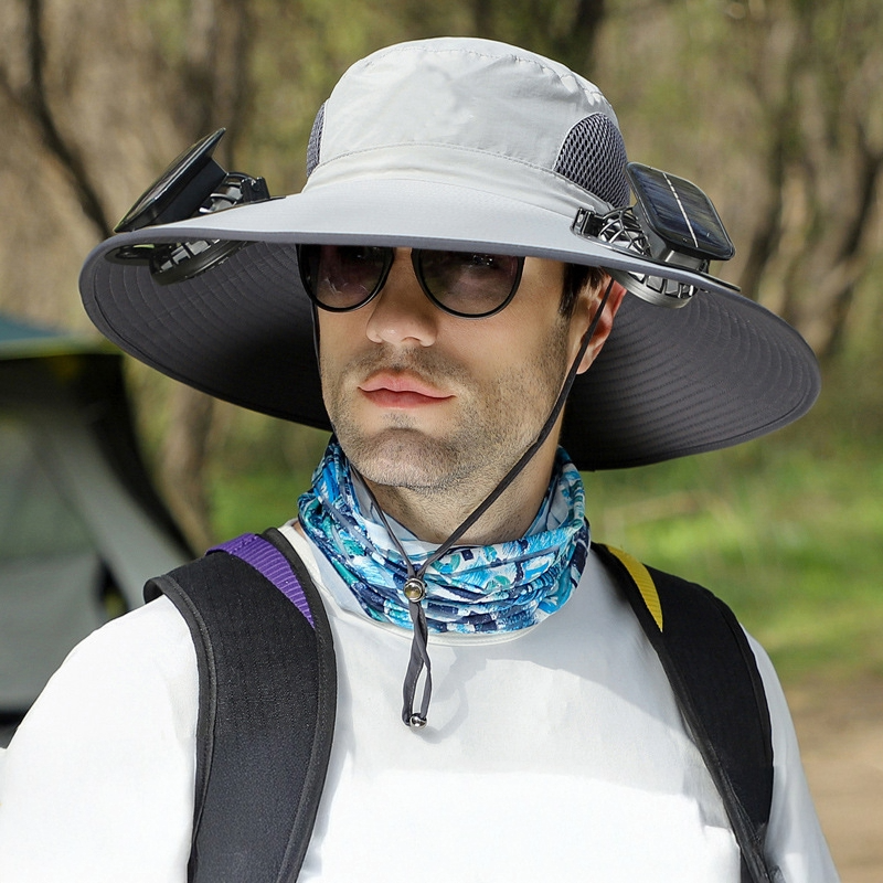 涼風ダブルファン帽™ - 猛暑でも涼しく快適！ダブルファン搭載・超軽量のひんやり日除け帽子