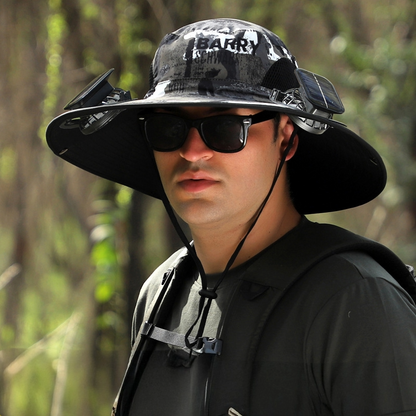 涼風ダブルファン帽™ - 猛暑でも涼しく快適！ダブルファン搭載・超軽量のひんやり日除け帽子