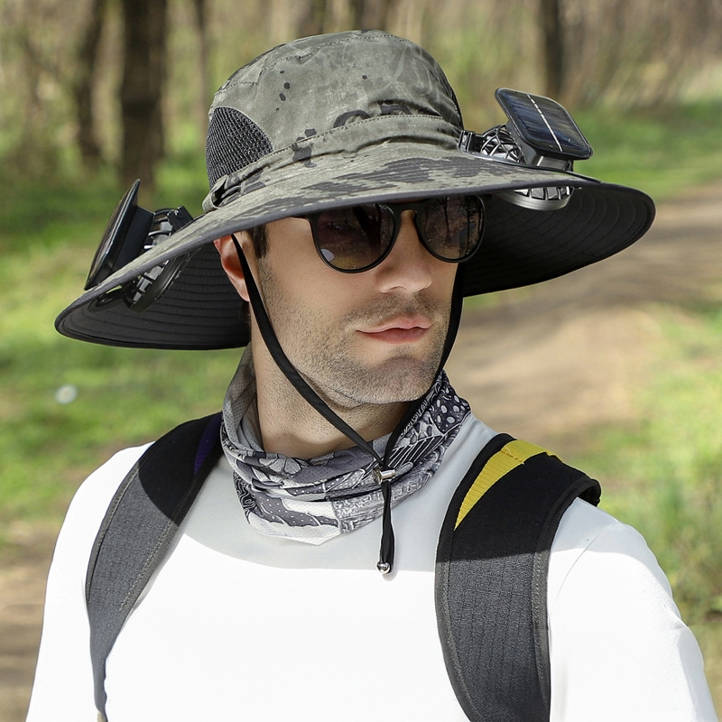 涼風ダブルファン帽™ - 猛暑でも涼しく快適！ダブルファン搭載・超軽量のひんやり日除け帽子