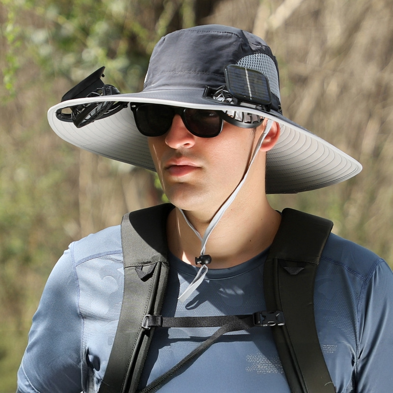 涼風ダブルファン帽™ - 猛暑でも涼しく快適！ダブルファン搭載・超軽量のひんやり日除け帽子