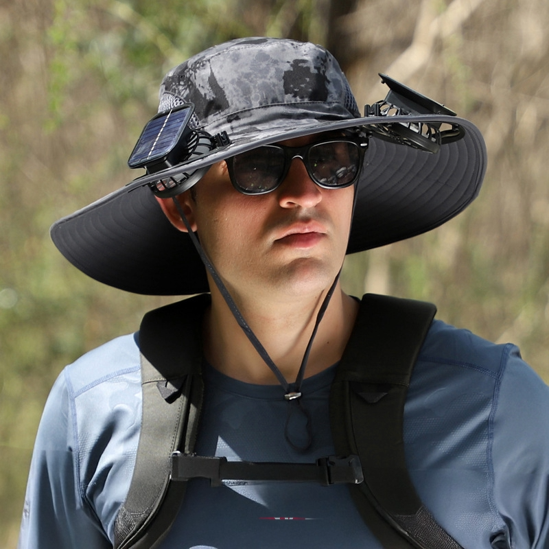 涼風ダブルファン帽™ - 猛暑でも涼しく快適！ダブルファン搭載・超軽量のひんやり日除け帽子