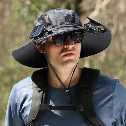 涼風ダブルファン帽™ - 猛暑でも涼しく快適！ダブルファン搭載・超軽量のひんやり日除け帽子