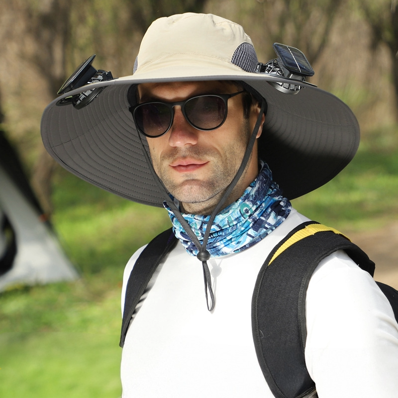 涼風ダブルファン帽™ - 猛暑でも涼しく快適！ダブルファン搭載・超軽量のひんやり日除け帽子