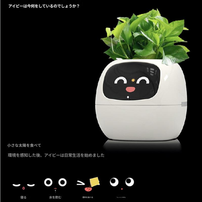 Florie™｜ひとり暮らしに、そっと寄り添う“植物のともだち”｜光る＆お世話がかんたんなスマート植木鉢🌿
