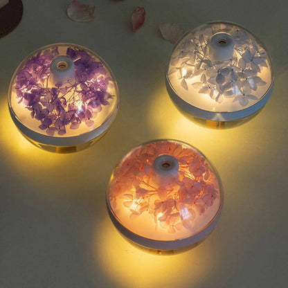 AuraLily™ 永遠の花付き加湿器｜ナイトライト＆癒しの空間を演出するフローラルデザイン
