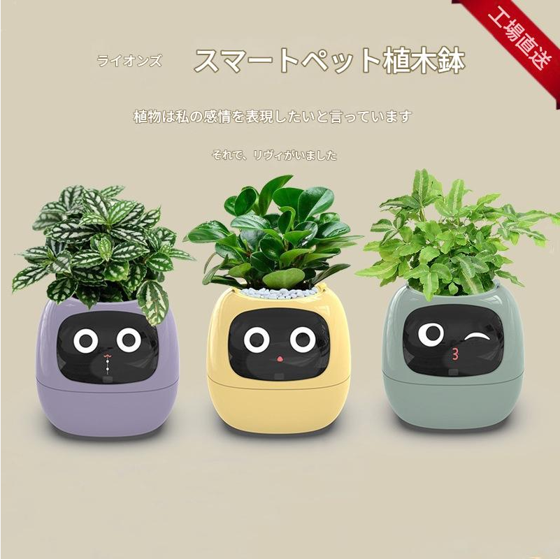 Florie™｜ひとり暮らしに、そっと寄り添う“植物のともだち”｜光る＆お世話がかんたんなスマート植木鉢🌿