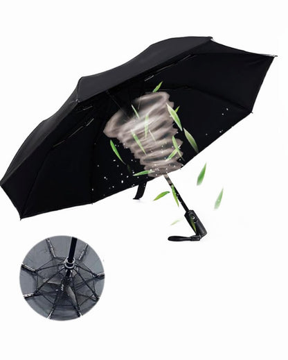 AirBrella™｜USB充電式ファン付き傘｜晴雨兼用・暑さ対策に最適！